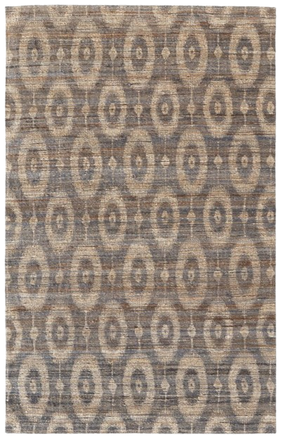 9' X 13' Taupe and Tan Geometric Hand Woven Area Rug