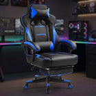 Big & Tall Gaming Chair with Footrest – Reclining Ergonomic PU Leather Computer Chair - 1