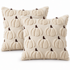 DECORATIVE PILLOW COVERS – 3D PUMPKIN SET OF 2 - 1