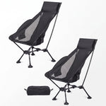 Ultra-Compact High Back Folding Camping Chair – Lightweight & Portable - 1