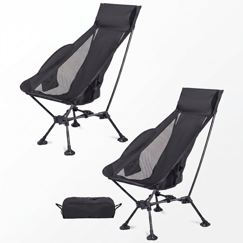 Ultra-Compact High Back Folding Camping Chair – Lightweight & Portable - 1