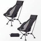 Ultra-Compact High Back Folding Camping Chair – Lightweight & Portable - 1