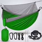 Camping Hammock with Mosquito Net – 1-2 Person, Nylon - 1