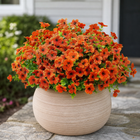 Artificial Fall Flowers for Outdoors – UV-Resistant, 12 Bundles - 1