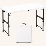 Foldable Table & Step Stool – Heavy-Duty, Portable, Adjustable Height, Indoor/Outdoor Use - 1