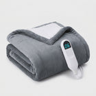 Heated Throw Blanket – Flannel & Sherpa, 6 Heat Levels - 1