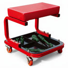 Rolling Mechanic Stool with Tool Tray - Creeper Seat with Wheels for Garage & Shop, Rolling Work Stool with Wheels for Mechanics, Auto Repair Workshop - 1