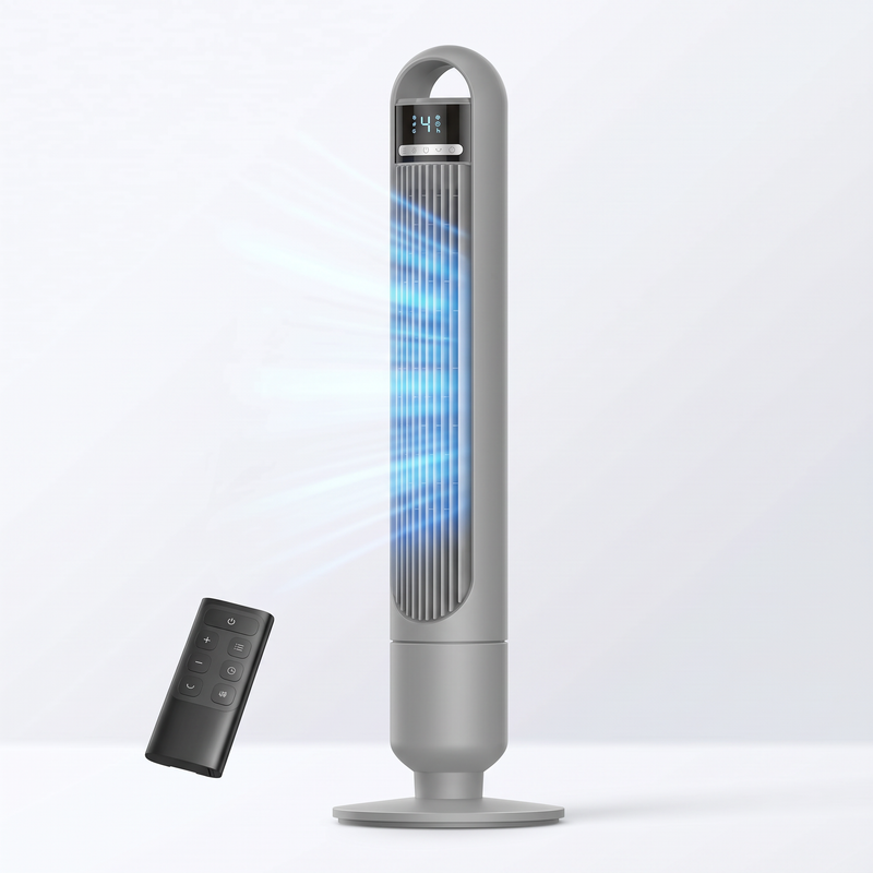Tower Fan With Remote – 90° Oscillation, 36″ & 42″ - 1