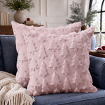 Christmas Pillow Covers 18x18 – Decorative Set of 2 - 1