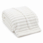 Throw Blanket – Soft, Lightweight Ribbed Design - 1