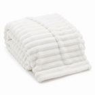 Throw Blanket – Soft, Lightweight Ribbed Design - 1