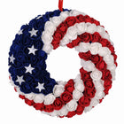 4TH OF JULY WREATH FOR FRONT DOOR – RED, WHITE & BLUE PATRIOTIC DÉCOR