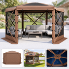 10x10 Pop-Up Screen Tent Gazebo – 4 & 6-Sided Mesh Shelter with Carry Bag - 1