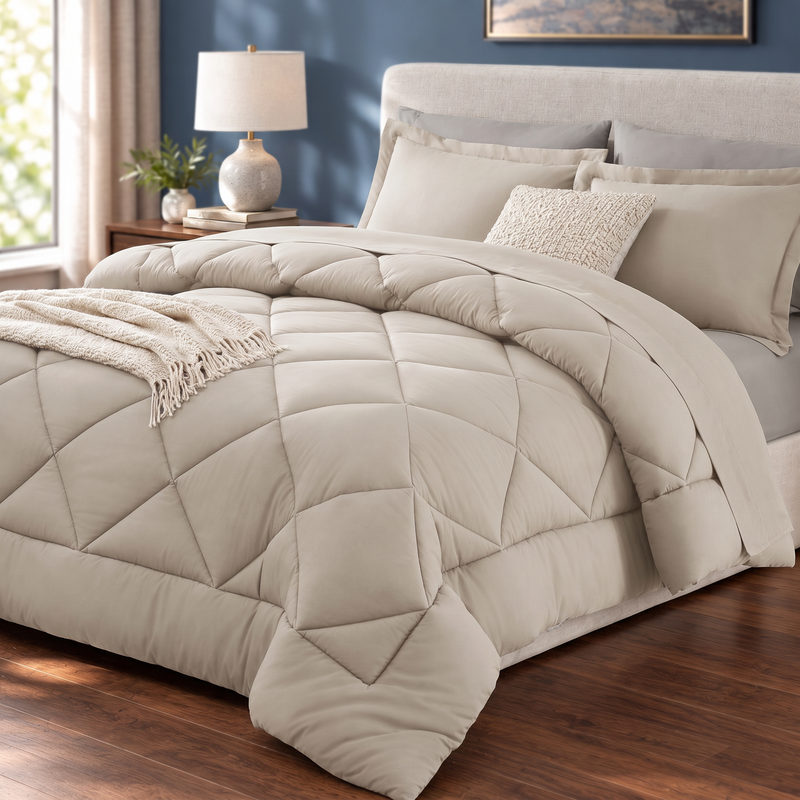 BEDDING SETS – 7-PIECE COMFORTER SET WITH SHEETS - 1