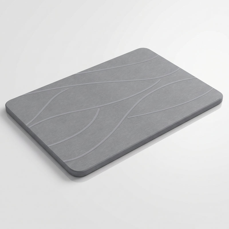 STONE BATH MAT – QUICK-DRY DIATOMACEOUS EARTH SHOWER MAT - 1