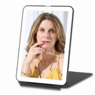 Portable LED Makeup Mirror – Rechargeable, Adjustable Brightness, Compact & Travel-Friendly - 1