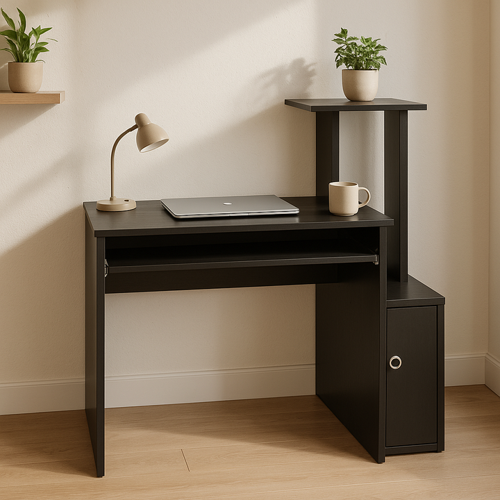 CompactMax Pro Space-Saving Computer Desk – Black