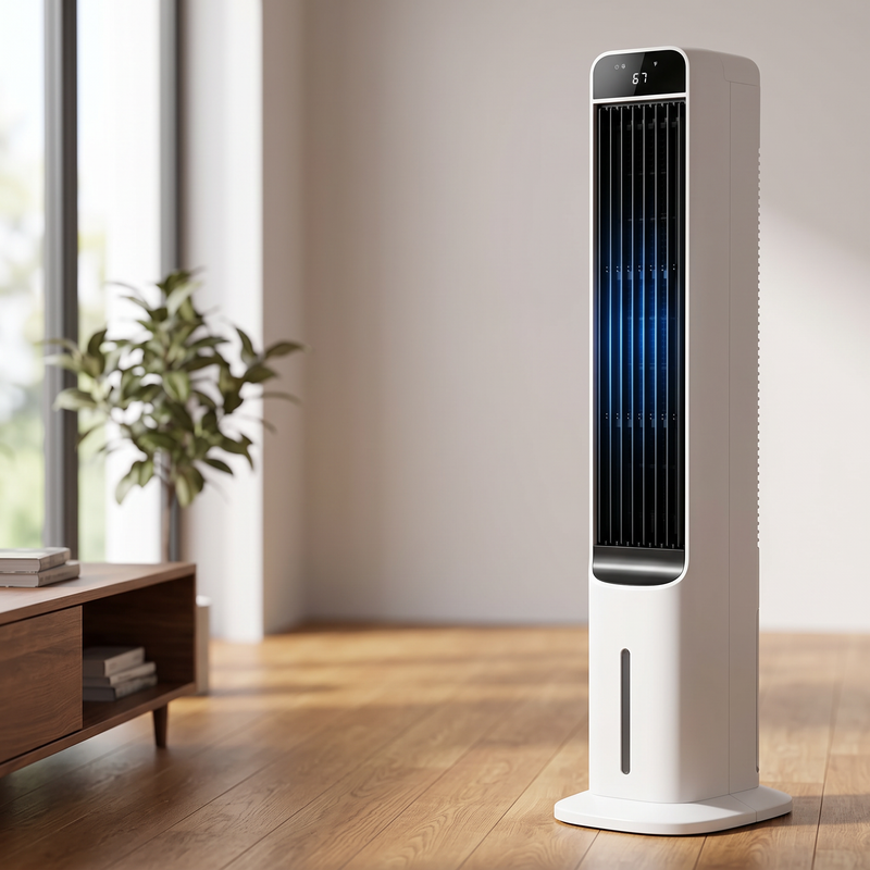 3-in-1 Evaporative Air Cooler Tower Fan with Remote Control - 1