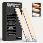 Rechargeable Under Cabinet Lights with Motion Sensor, 2-Pack - 1