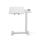 Adjustable Overbed Table With Wheels for Bed & Laptop
