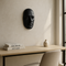Exclusive Sumerian Masculine Face Matte Black Resin Wall Sculpture - Premium 28" Statement Art Collection