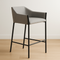 Andover Barstool - Contemporary Steel Frame Bar Stool with Poly Linen Upholstery for Modern Homes and Commercial Spaces