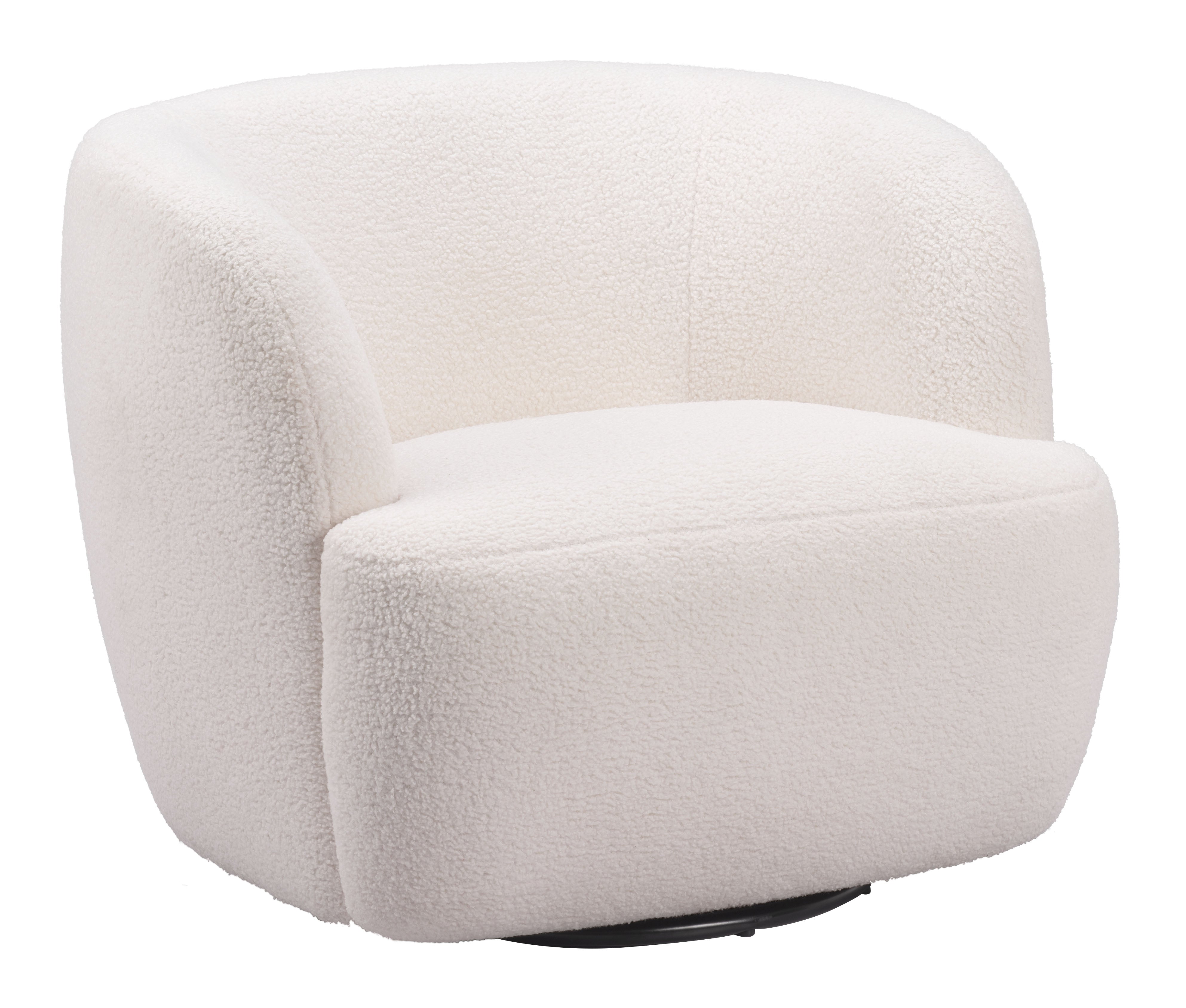 Govan Swivel Chair Ivory