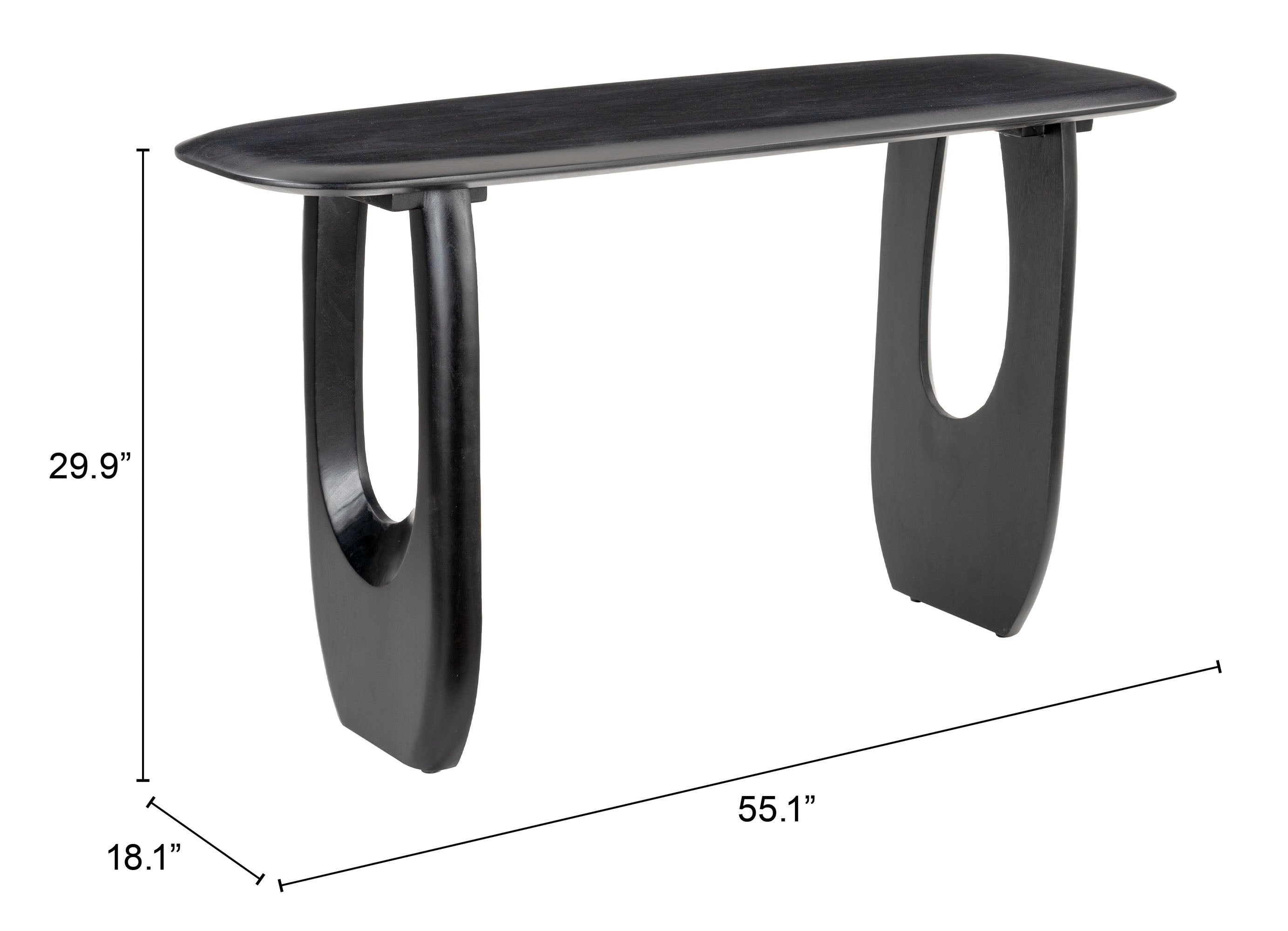 Arasan Console Table Black