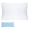 1Pc Shredded Memory Foam Pillow Adjustable Cool Pillow with Extra Filling Machine Washable Cover for Side Back Stomach Sleepers