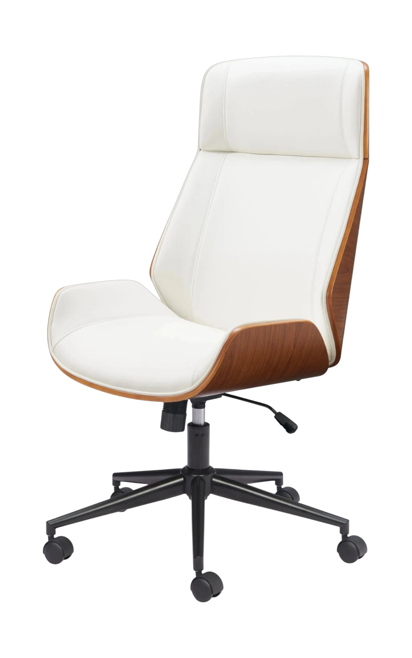 Flex Executive Elite High Back Office Chair in Pure White