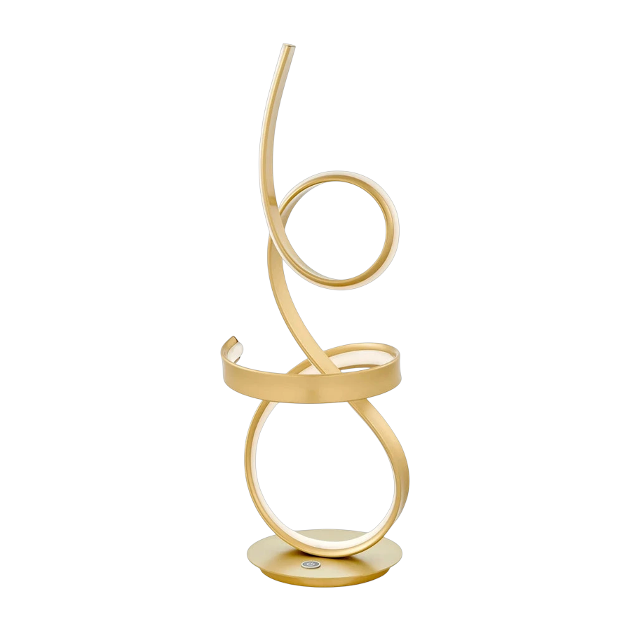 Amsterdam Luxe Touch Dimmer LED Table Lamp in Champagne Gold