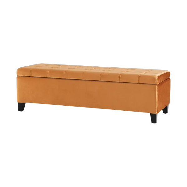 Modern Upholstered Storage Bench – Hidden Organizer & Seat | Entryway/Living Room Essential | Trufairs