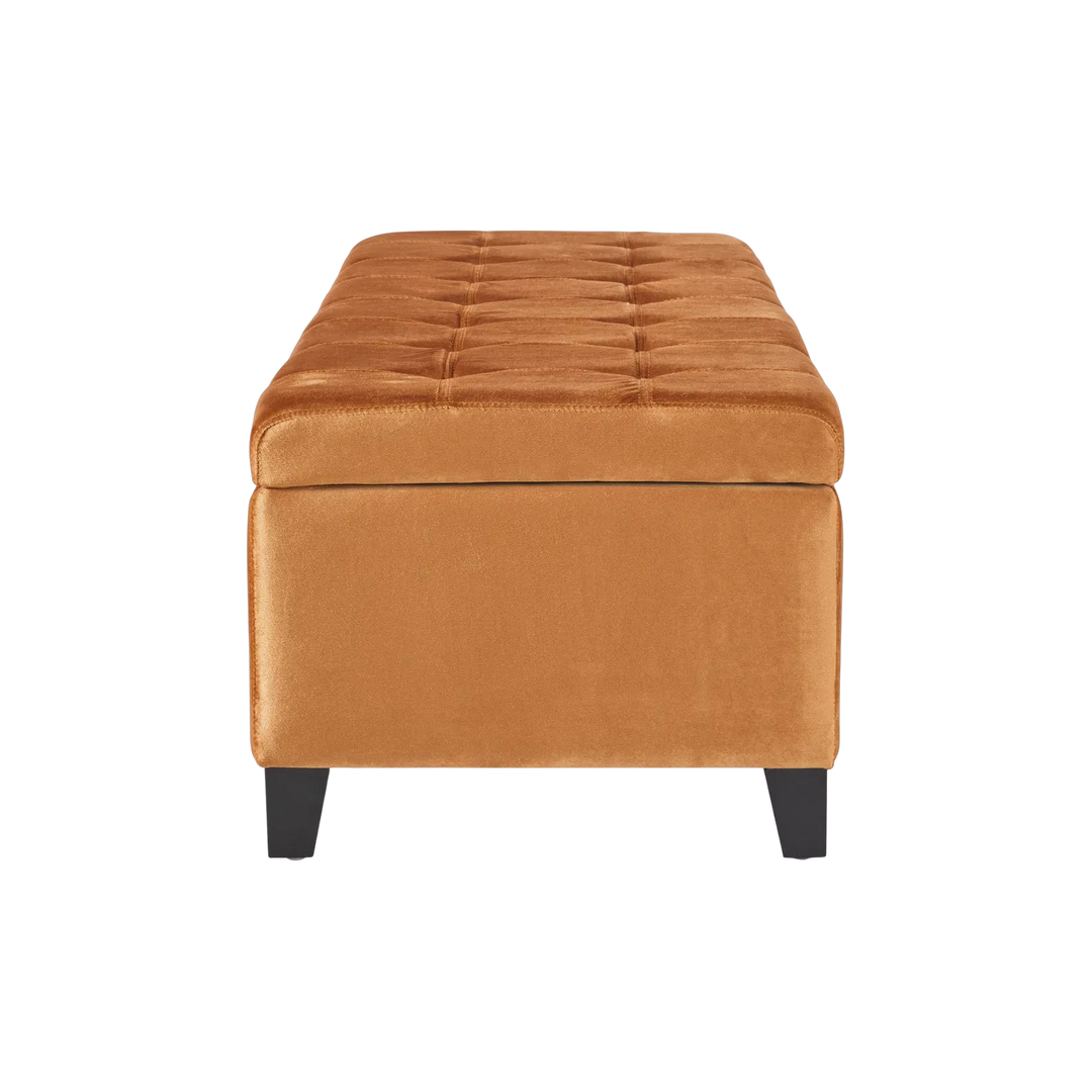 Modern Upholstered Storage Bench – Hidden Organizer & Seat | Entryway/Living Room Essential | Trufairs