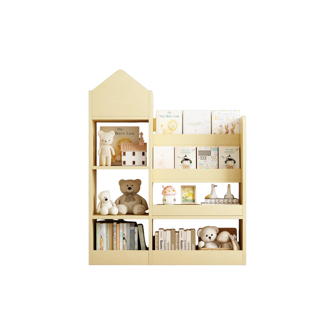 Children’s Multi-Bin Toy Organizer – Flexible Storage & Display Solution | Bookshelf Cabinet | Trufairs