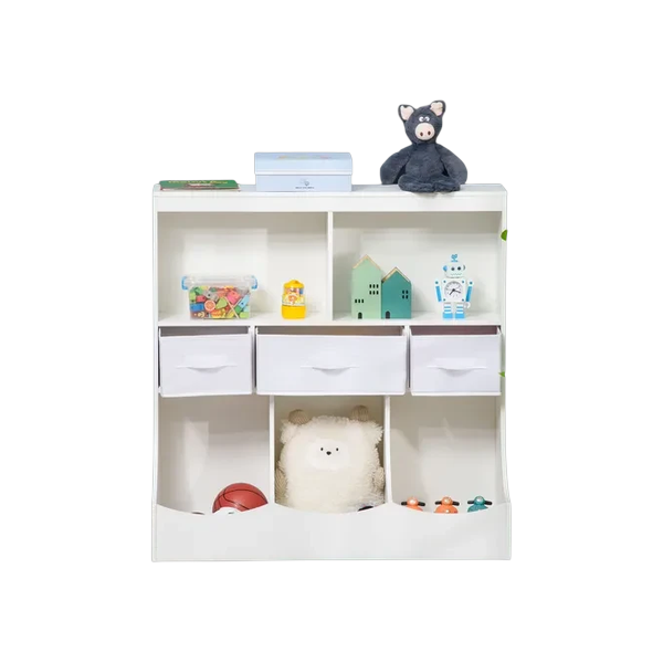 Kid’s Multi-Cubby Organizer – Tidy Storage for Playrooms & Bedrooms | Toy Cabinet | Trufairs