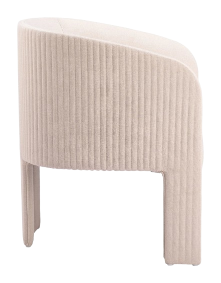 Hull Accent Chair Beige – Resilient Modern Fabric Accent Seating | Living Room Chair | Trufairs