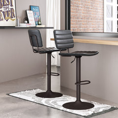 Holden Barstool Vintage Black & Dark Bronze