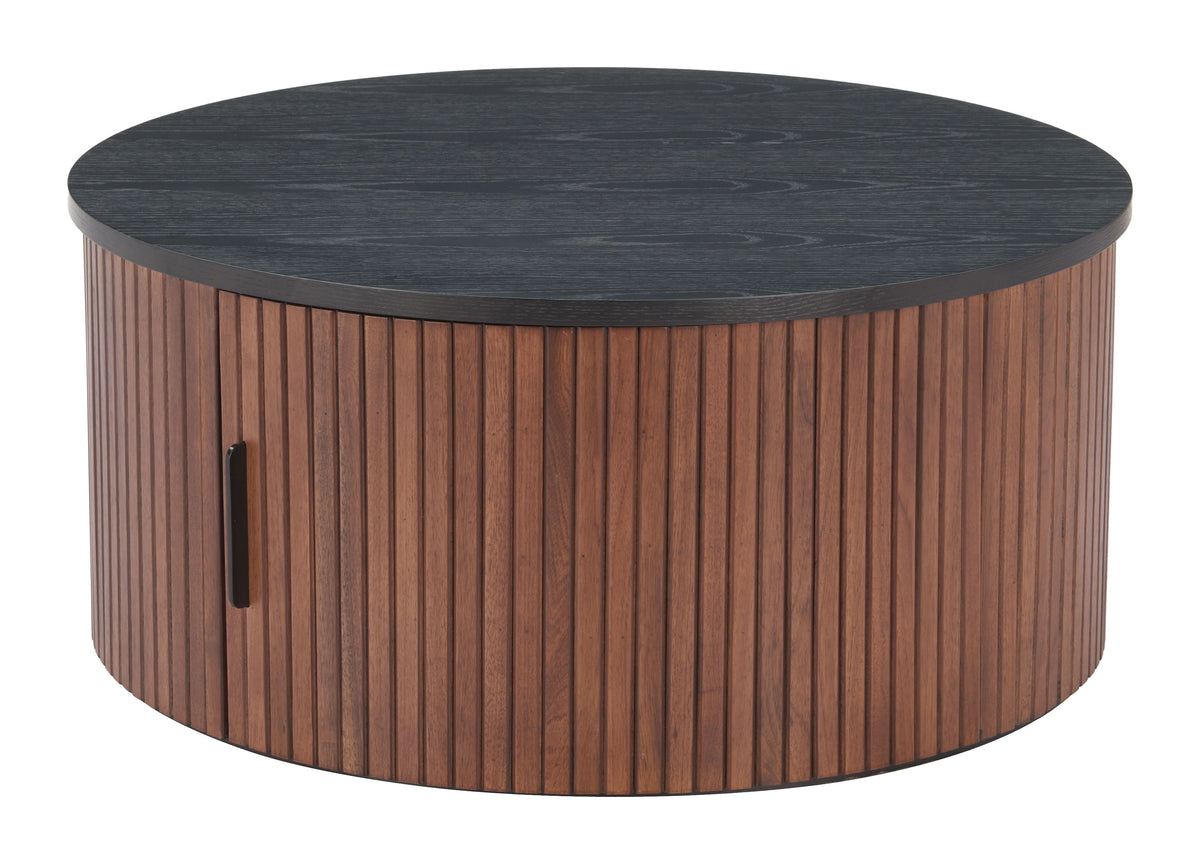 Nejaus Coffee Table Black & Walnut