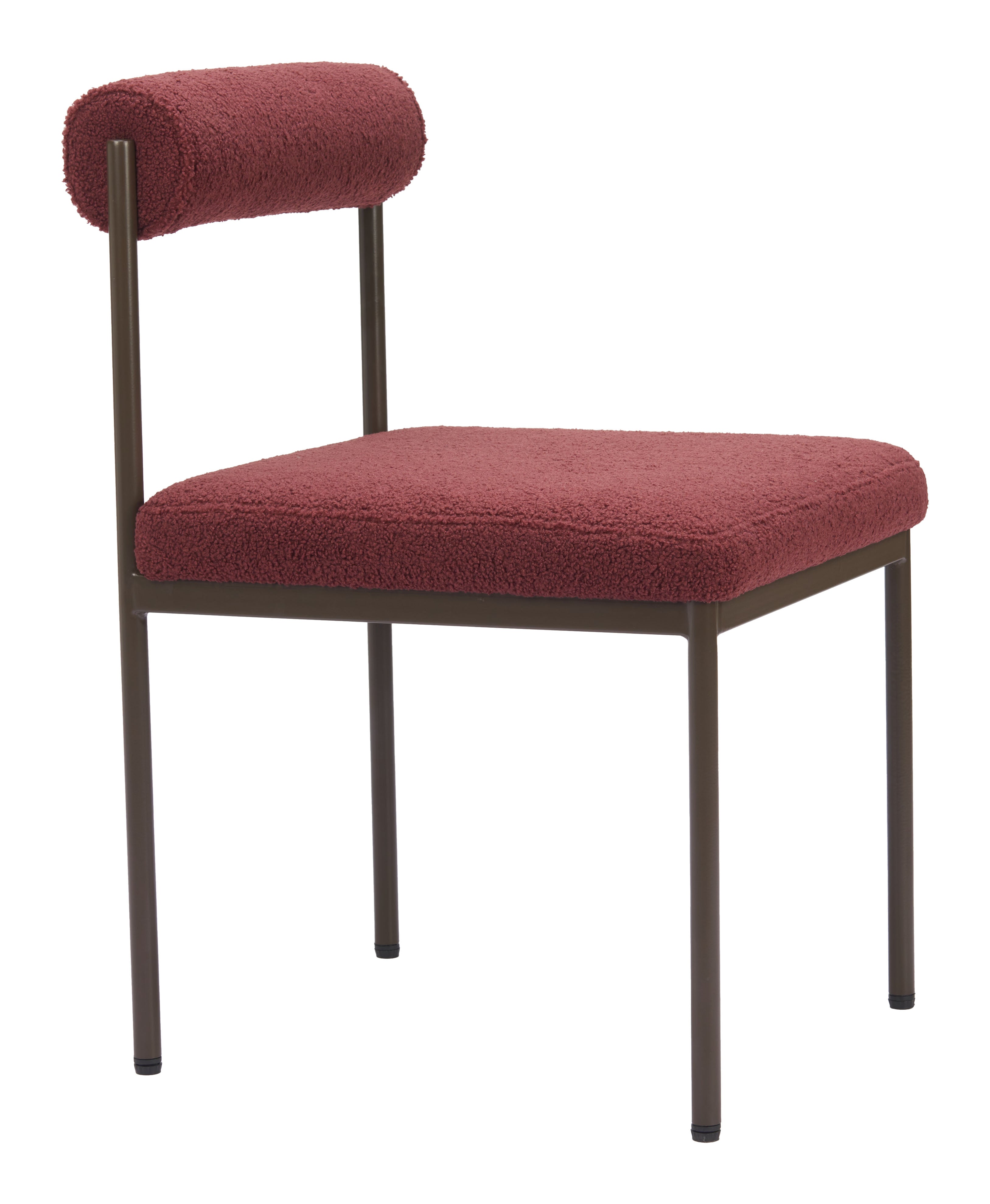 Livorno Dining Chair Red & Bronze