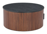 Nejaus Coffee Table Black & Walnut