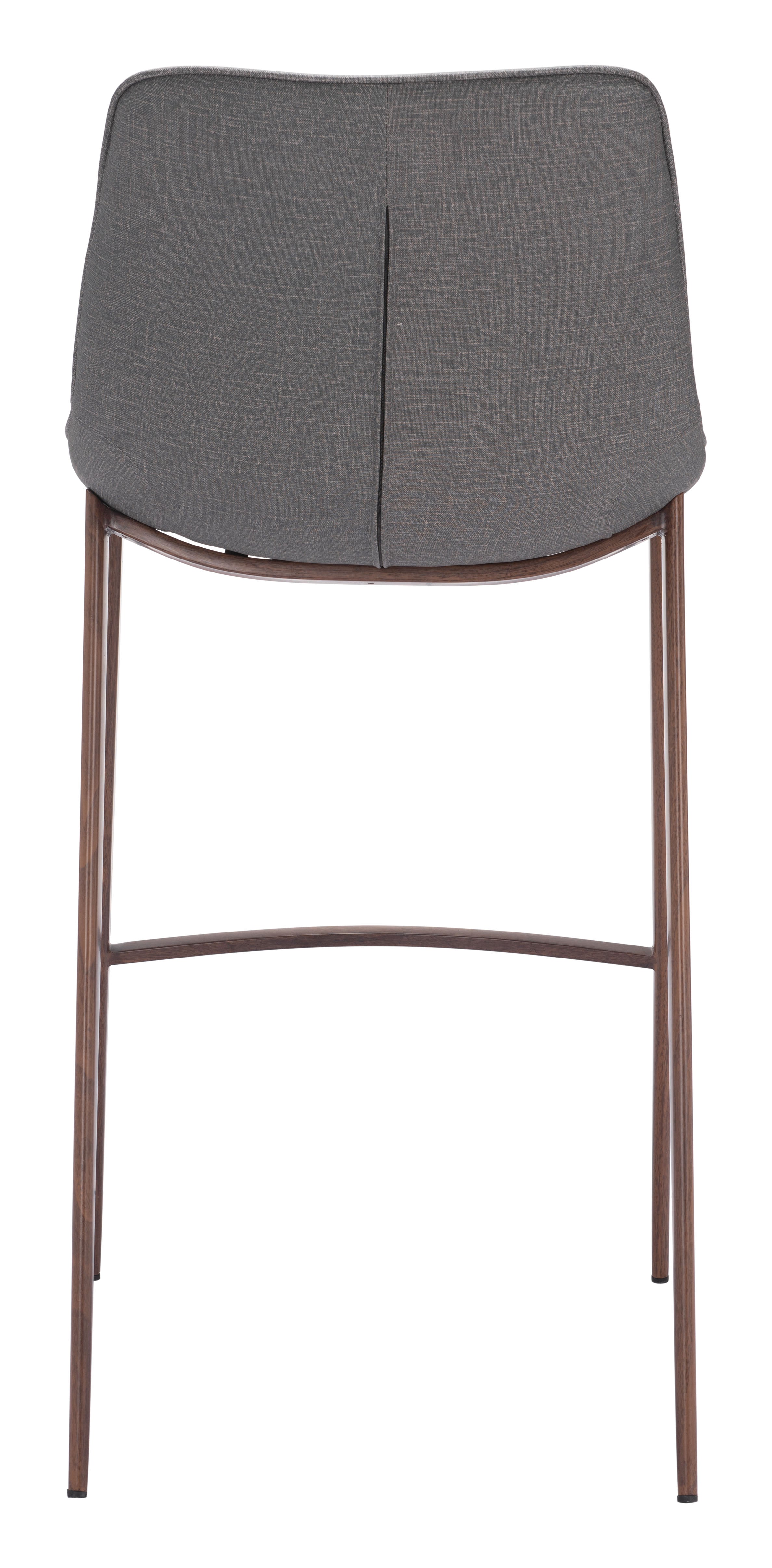 Magnus Barstool Slate Gray & Walnut