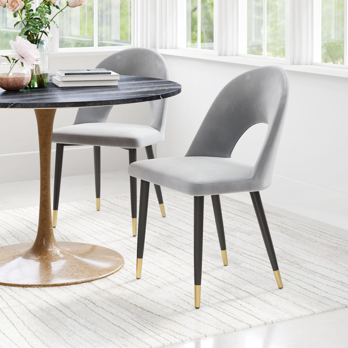 Menlo Dining Chair Gray