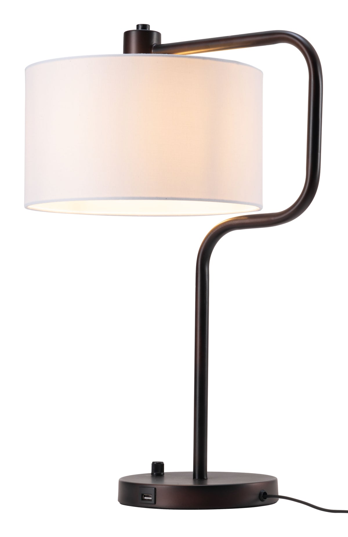 Middlemist Table Lamp White