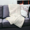 IvoryFur Luxe Embroidered Faux Fur Throw – Reversible Plush Blanket | Designer Accent | Trufairs