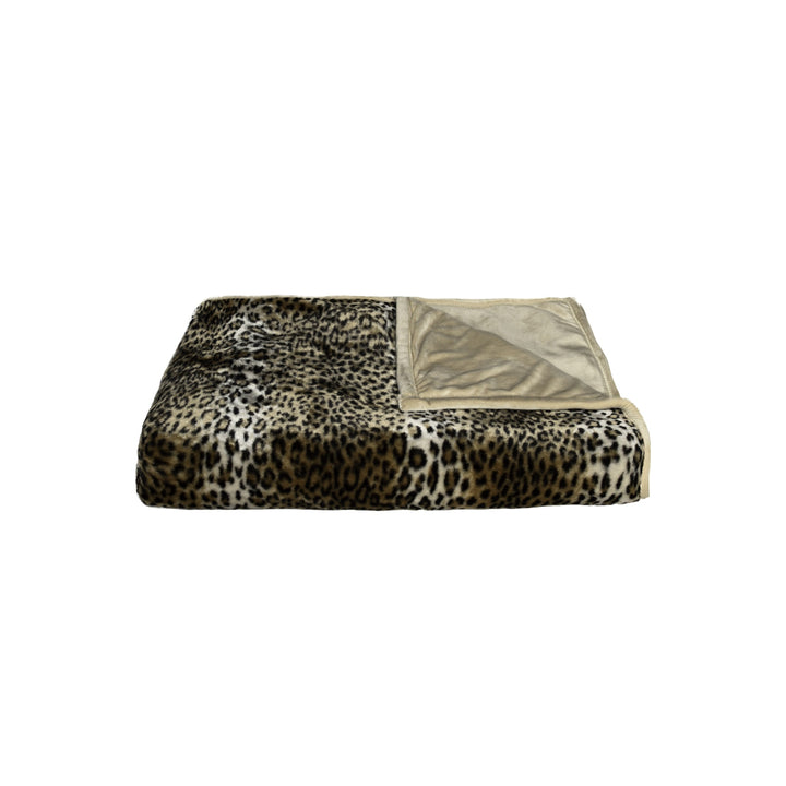 IvoryFur Luxe Embroidered Faux Fur Throw – Reversible Plush Blanket | Designer Accent | Trufairs