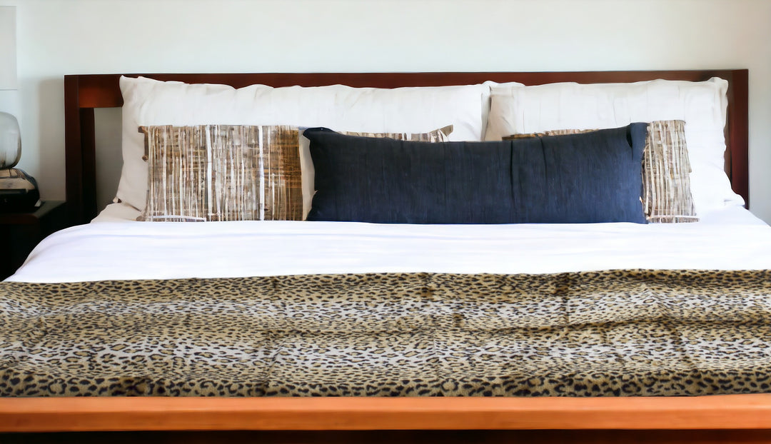 IvoryFur Luxe Embroidered Faux Fur Throw – Reversible Plush Blanket | Designer Accent | Trufairs