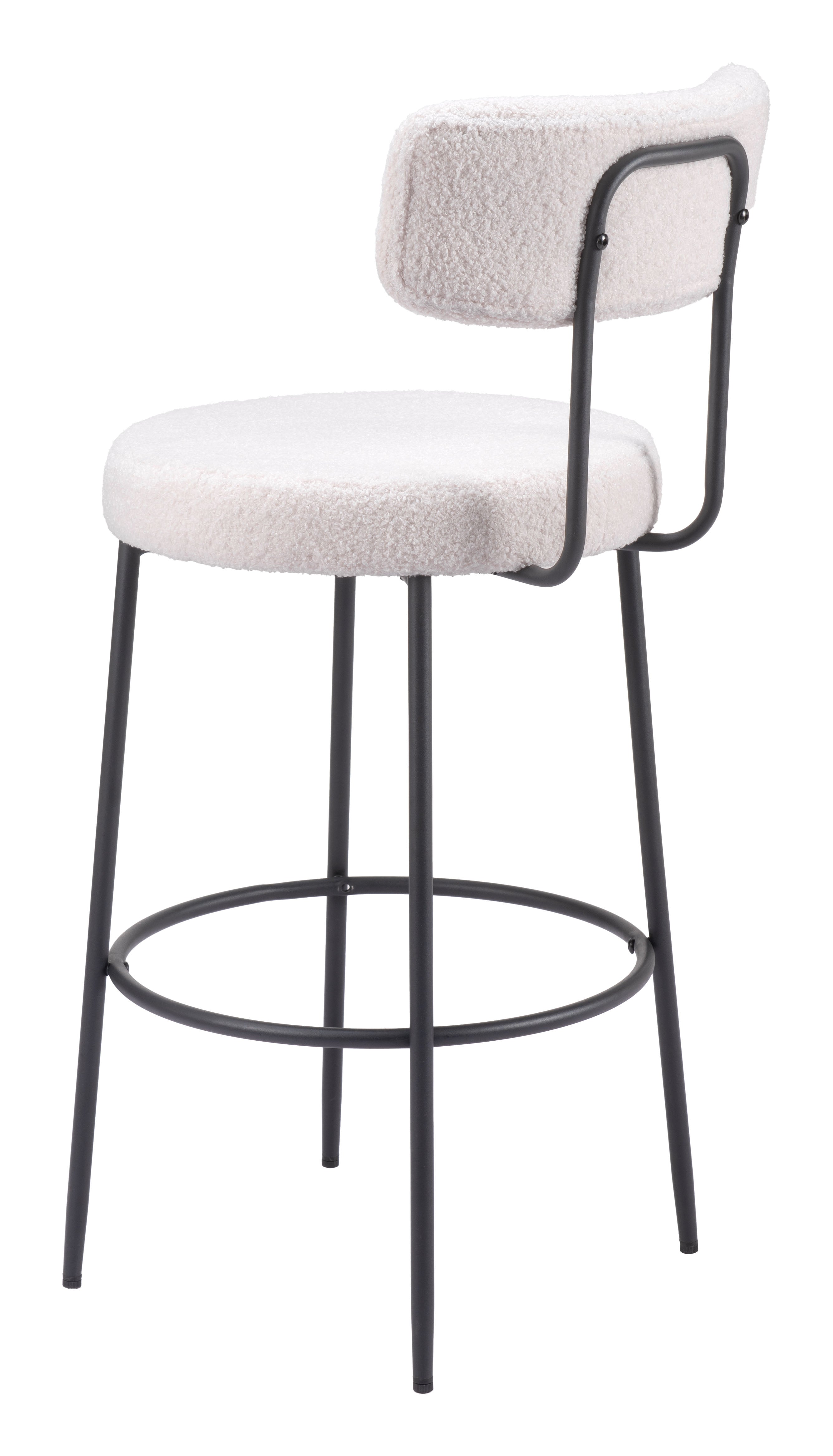 Blanca Barstool (Set of 2) Ivory