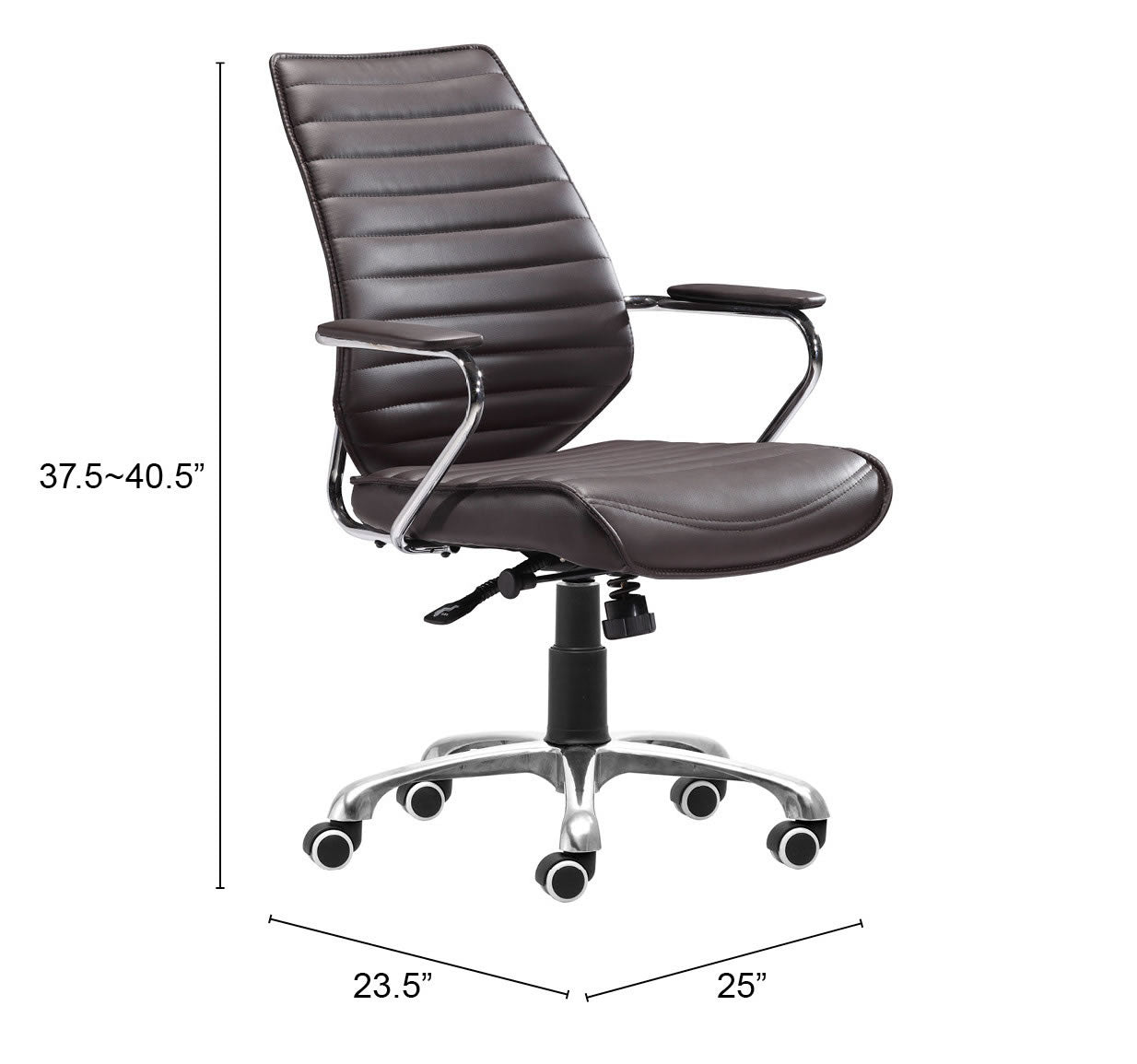 Enterprise Low Back Office Chair Espresso