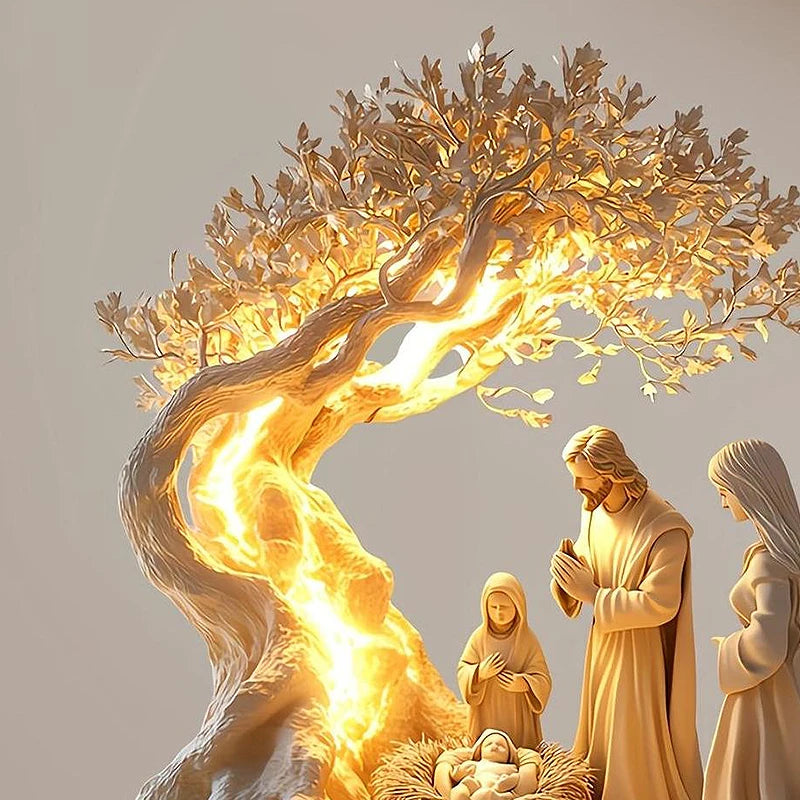 2D Nativity Scene Figurine Tabletop