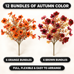 ARTIFICIAL FLOWERS FOR OUTDOORS – UV-RESISTANT FALL MIX - 2